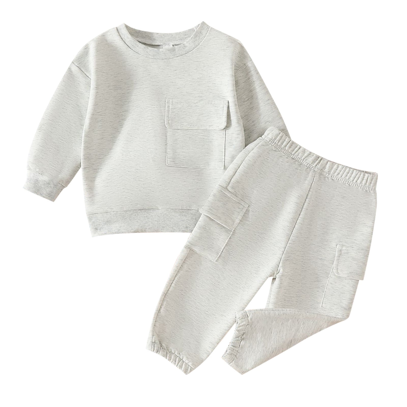 Durtebeua Baby Boy Clothes Baby Boy Outfits Long Sleeve Romper Floral Pant Set Fall Winter Baby