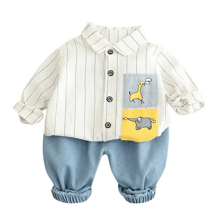 Durtebeua Baby Boy Clothes Sweatshirt Pants Fall Winter Clothes 1 2 Years Walmart