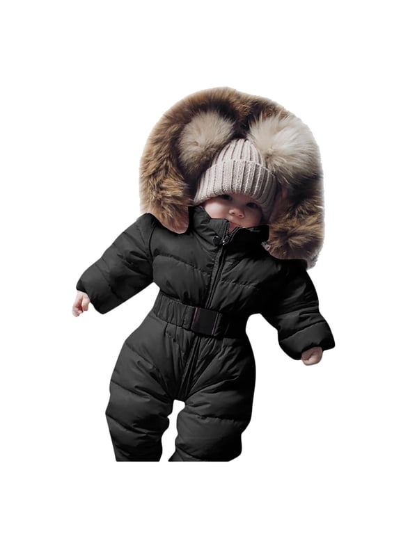 Baby Boy Girl Snowsuit Winter Clothes Coat Snow Suits for Toddler 18-24 Months