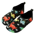 thumbnail image 1 of Durtebeua Baby Boys and Girls Swim Water Shoes Barefoot Aqua Socks Non-Slip for Beach Pool Toddler Kids Black,6, 1 of 4