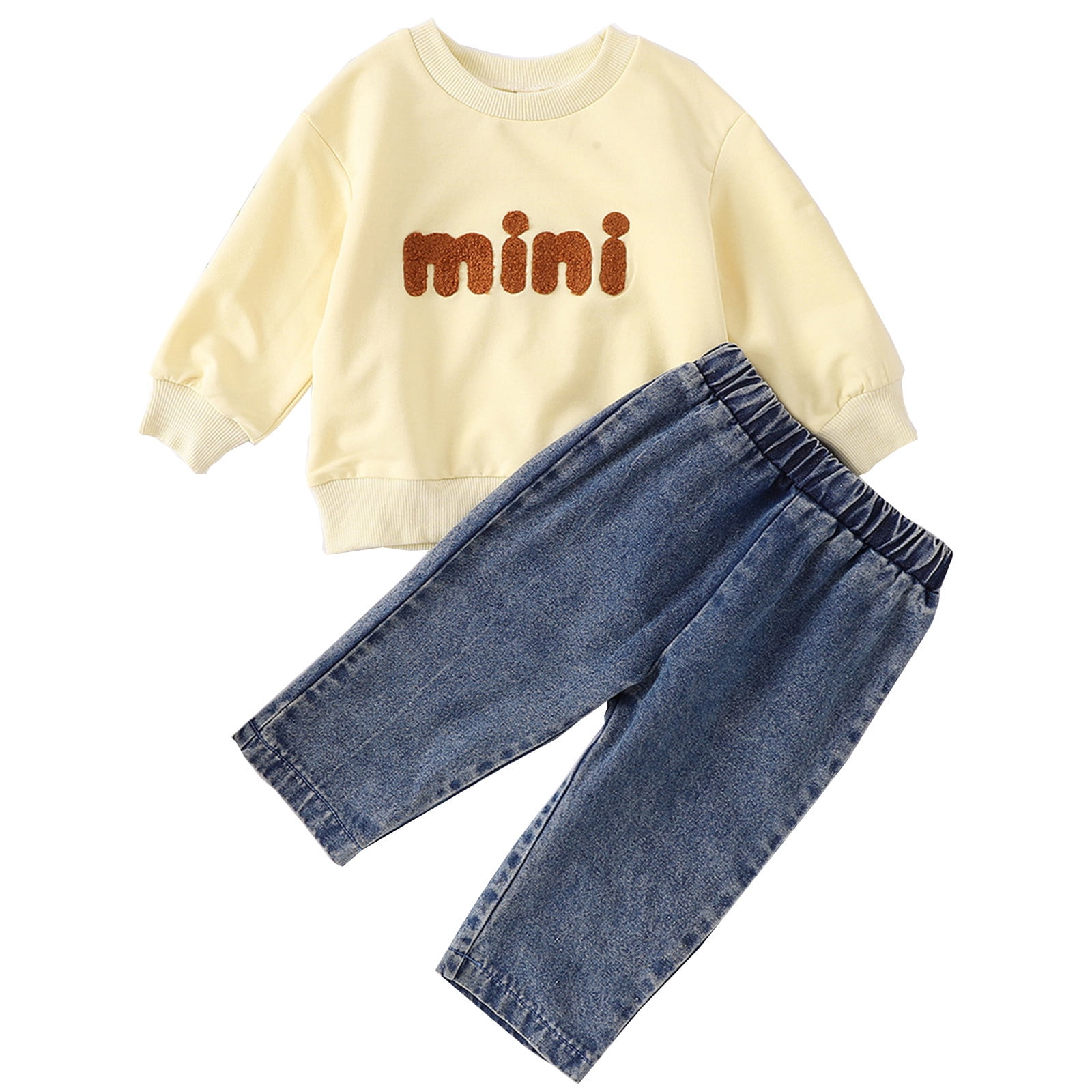 Durtebeua Baby Girl Clothes Outfits Little Girl Denims Outfits Jeans