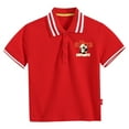 thumbnail image 1 of Durtebeua Boys Classic Fit Polo Shirt Red,8-9 Years, 1 of 2