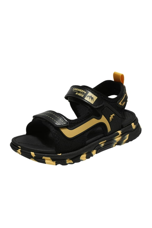 Boys Sandals Print Kids Fashion Sport Sandals Outdoor Sandal Athletic Casual Sandals Beach Shoes,12.5