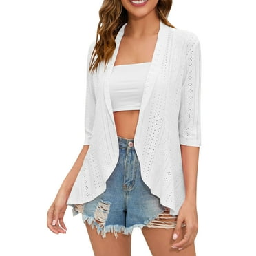 Durtebeua Button Down Sweaters Large Cardigans Plus Sizes Pockets Womens Cardigans Lightweight Summer