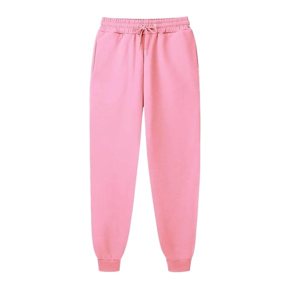 Durtebeua Capri Pants for Women Sweatpant Pants for Women Men's Pant Sweatpants -Hop Pants Legging Padded Casual Pants Ladies Solid Color Drawstring Elastic Waist Casual Loose Fleece Sweatpants