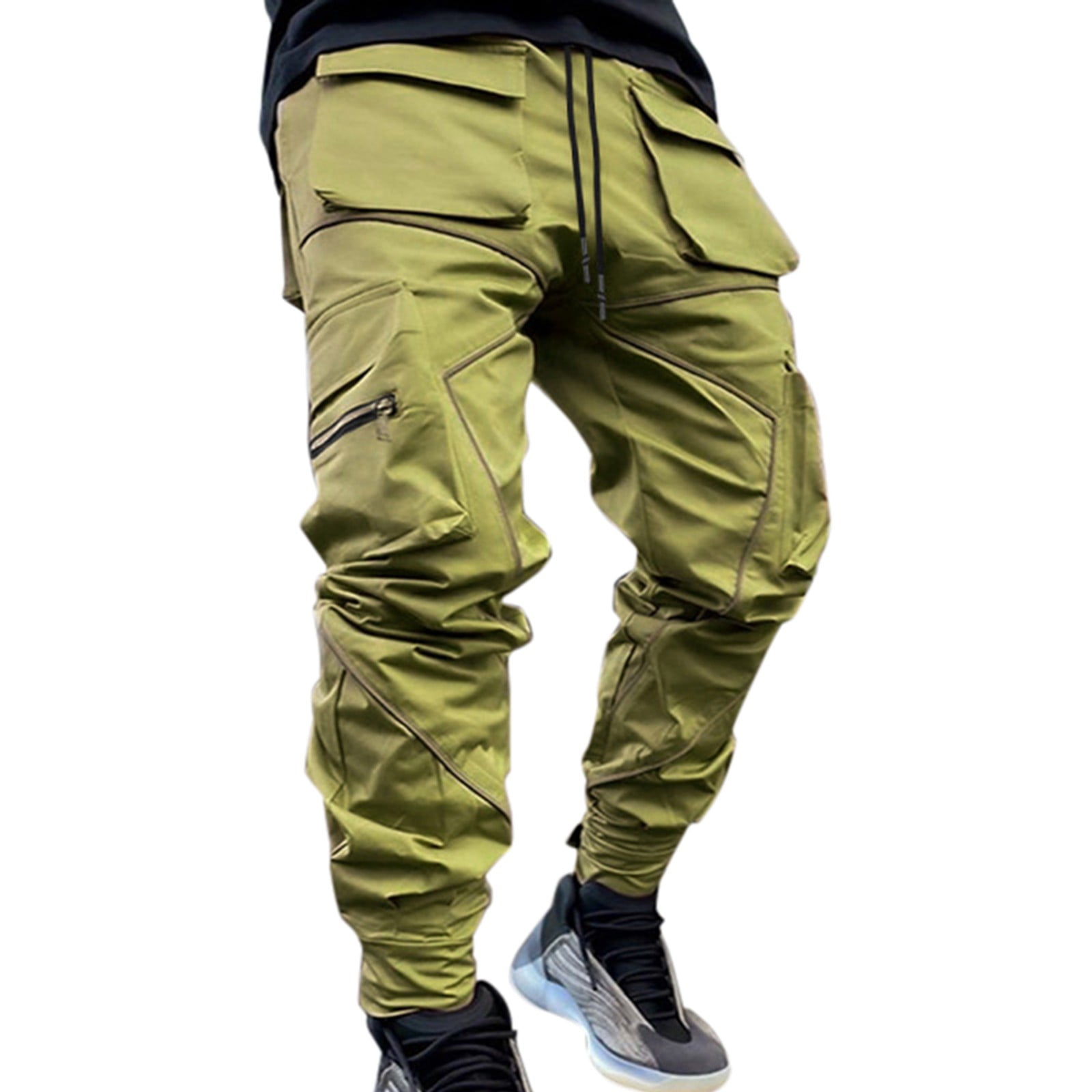 Durtebeua Cargo Pants For Men Quick Dry Lightweight Waterproof Military Combat Cargo Work Hiking