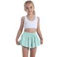 thumbnail image 1 of Durtebeua Casual Loose Hot Pants Folded Hem Summer Shorts Women's Running Shorts with Zip Pockets, 1 of 5