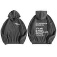 thumbnail image 1 of Durtebeua Casual Solid Long Sleeve Pocket Shirt Hooded Sweatshirt Tops Womens Oversized Hoodies, 1 of 4