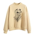thumbnail image 1 of Durtebeua Crewneck Long Sleeve Casual Pullover Top Loose Fit Running Shirt Womens Oversized Sweatshirts, 1 of 2