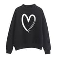 thumbnail image 1 of Durtebeua Crewneck Sweatshirts For Women Long Sleeve Pullover Sweatshirt Shirt Tops, 1 of 4