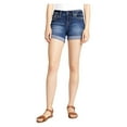 thumbnail image 1 of Durtebeua Jean Shorts Women Distressed Junior Denim Shorts High Waist Zipper Summer Shorts For Women Blue S, 1 of 5