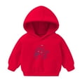 thumbnail image 1 of Durtebeua Kids Long Sleeve Crop Tops Girls Hoodie Sweatshirts Girls’Zip-Up Hoodie (4-5Years), 1 of 2