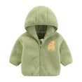 thumbnail image 1 of Durtebeua Kids Sweatshirt Jacket Baby Girls Winter Thick Warm Hooded Windproof Coat Outwear Snowsuit 18-24 Months, 1 of 6