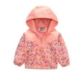 thumbnail image 1 of Durtebeua Kids Tie-Dye Zip Keep Winter Warm Windbreaker Coat Toddler Jacket Warm 5-6 Years, 1 of 5