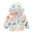 thumbnail image 1 of Durtebeua Kids Winter Coats Long Sleeve Button Down Hooded Plaid Shirt Red Plaid Flannel Outfits 3-4 Years, 1 of 1