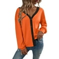 thumbnail image 1 of Durtebeua Lightweight Long Sweater Cardigans Plus Size Womens Casual Open Front Cardigan, 1 of 6