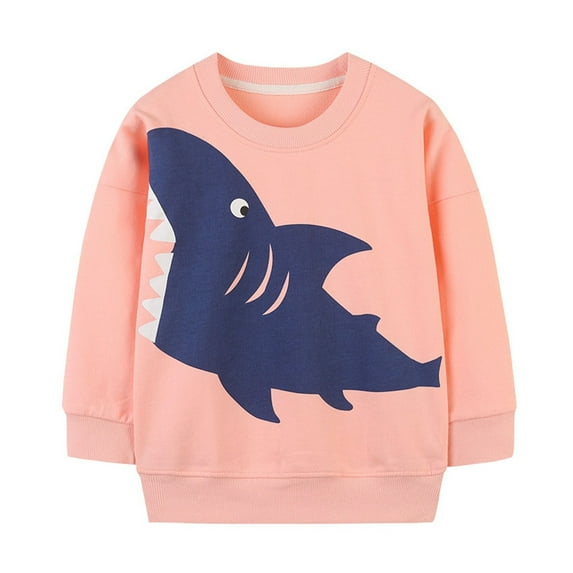 Durtebeua Little Girls Sweatshirts Cute Long Sleeve Prints Sweatshirt Pullover Tops 2-3 Years