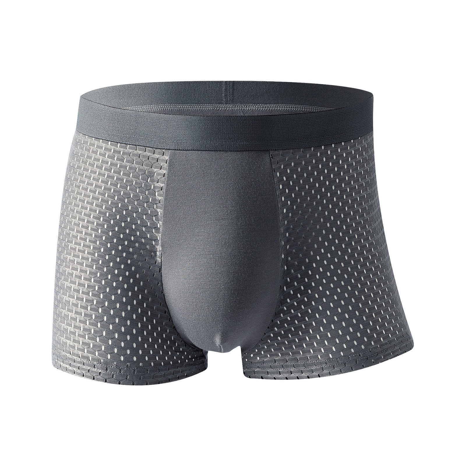 Durtebeua Long Boxer Briefs For Men Men's Underwear Cool Cotton Hammock  Pouch Trunk with Shorter Comfortable Breathable Underwear