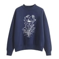 thumbnail image 1 of Durtebeua Long Sleeve Pocket Sweatshirts Casual Sweatshirts For Women Trendy, 1 of 2