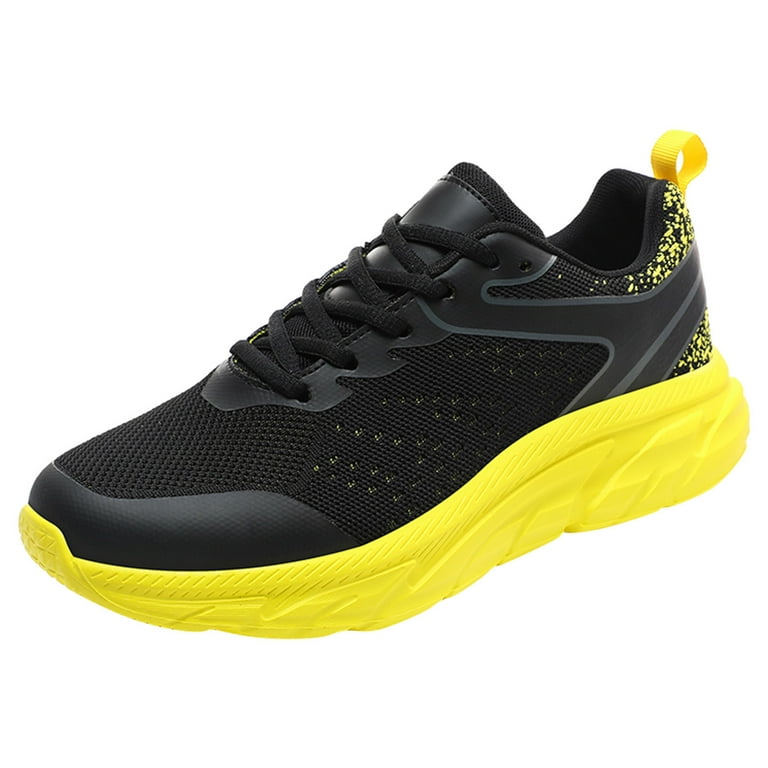 Black and yellow turf shoes sale