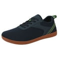 thumbnail image 1 of Durtebeua Men's Barefoot Shoes Wide Toe Box Minimalist Design Sole Heel Stability Blue,10, 1 of 5