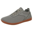 thumbnail image 1 of Durtebeua Men's Barefoot Shoes Wide Toe Box Minimalist Design Sole Heel Stability Grey,8, 1 of 5