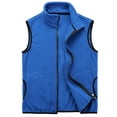 thumbnail image 1 of Durtebeua Men's Elevated Quarter Zip Pullover Golf Vest Sky Blue,2XL, 1 of 3