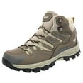 thumbnail image 1 of Durtebeua Men's Waterproof Hiking Boots Outdoor Mid Trekking Backpacking Mountaineering Shoes Brown,10.5, 1 of 5