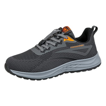 Durtebeua Mens Walking Shoes Sneakers for Men with Arch Support, Wide Toe Box Shoes for Pain Relief with Non Slip Rubber Sole Z03-Dark Gray,11