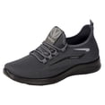 thumbnail image 1 of Durtebeua Mens Walking Sneakers Wide Width Slip on Tennis Shoes,Lightweight Breathable Running Shoes,Ideal for Athletic Workout Gym Jogging and Casual Wear Grey,11, 1 of 5