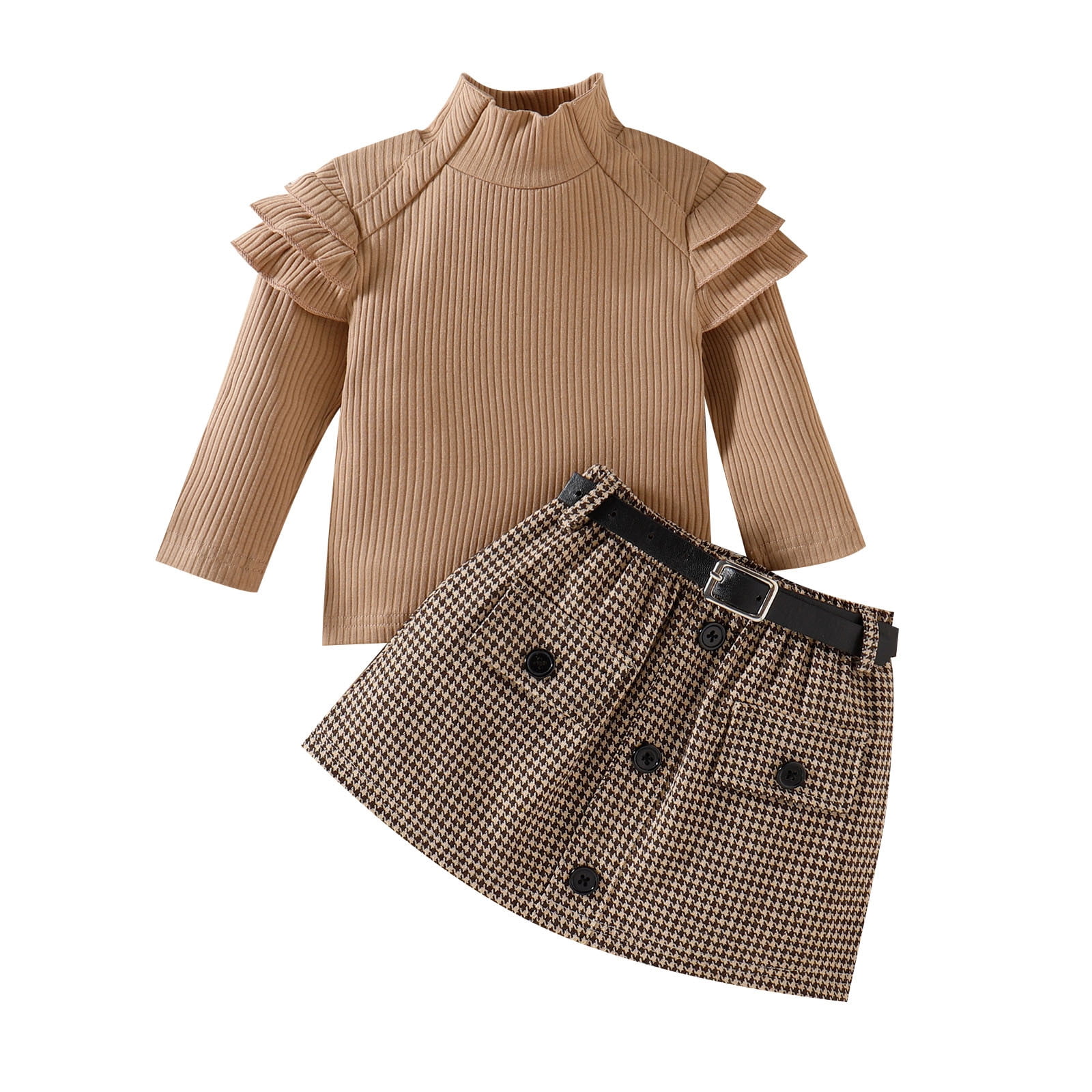 Durtebeua Outfits For Baby Girls Kid Baby Girl Top Dress Skirt Leggings Outfits Clothes 34