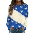 thumbnail image 1 of Durtebeua Oversized Sweatshirts For Women Loose Fit Long Sleeve Shirt Fall Autumn Pullover Top, 1 of 4