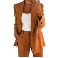 thumbnail image 1 of Durtebeua Pants And Blazer Sets For Women Sweatsuit Y2K Long Sleeve Cropped Zip Up Hoodie Jacket Sweatpants Jogger Set, 1 of 5