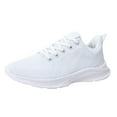 thumbnail image 1 of Durtebeua Shoes for Women Women's Wide Fashion Sneaker White,6.5, 1 of 6