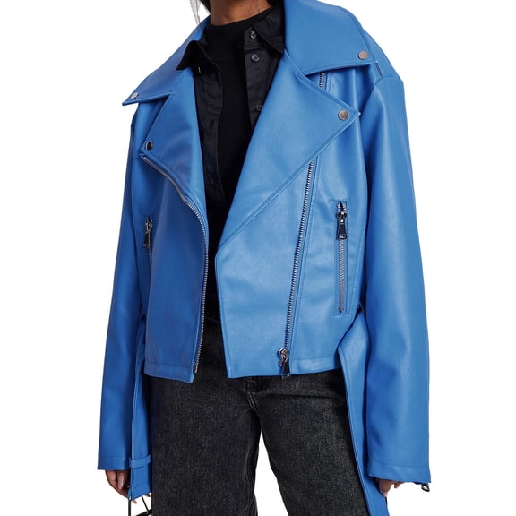 Durtebeua Short Leather Jacket Women Bomber Jacket Women Leather Jacket Leather Jacket Women Oversized