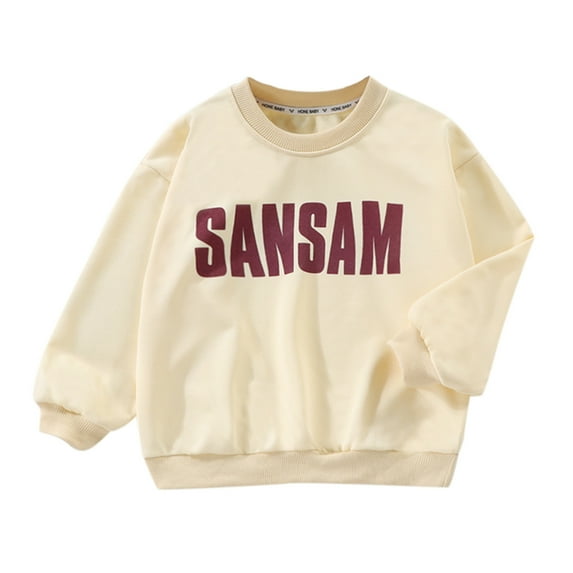 Durtebeua Sweatshirts For Teen Boys Trendy Long Sleeve Casual Pullover Shirts 6-7 Years