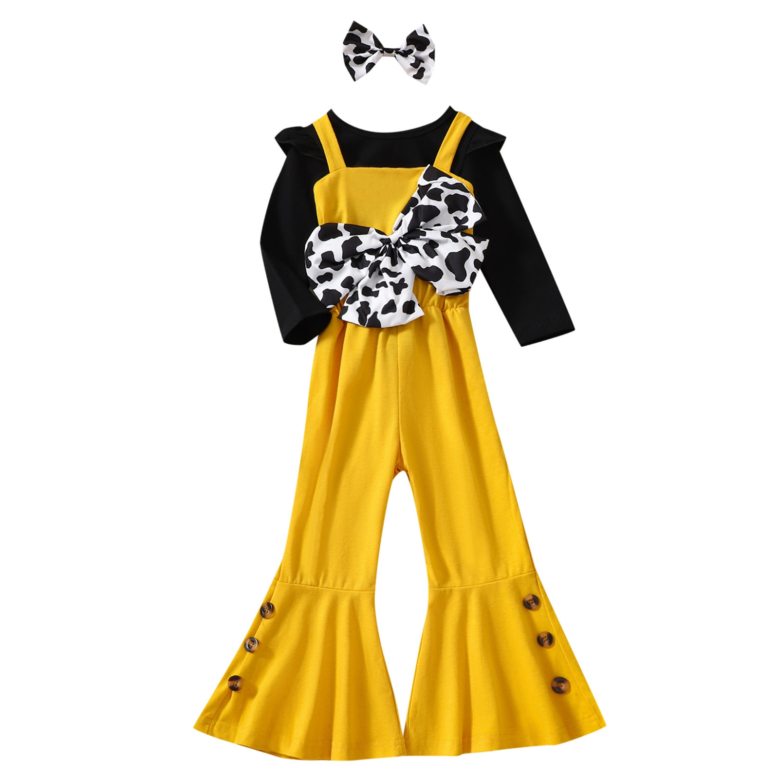 Durtebeua Toddler Girl Clothes Pants Set Long Sleeve Trousers with