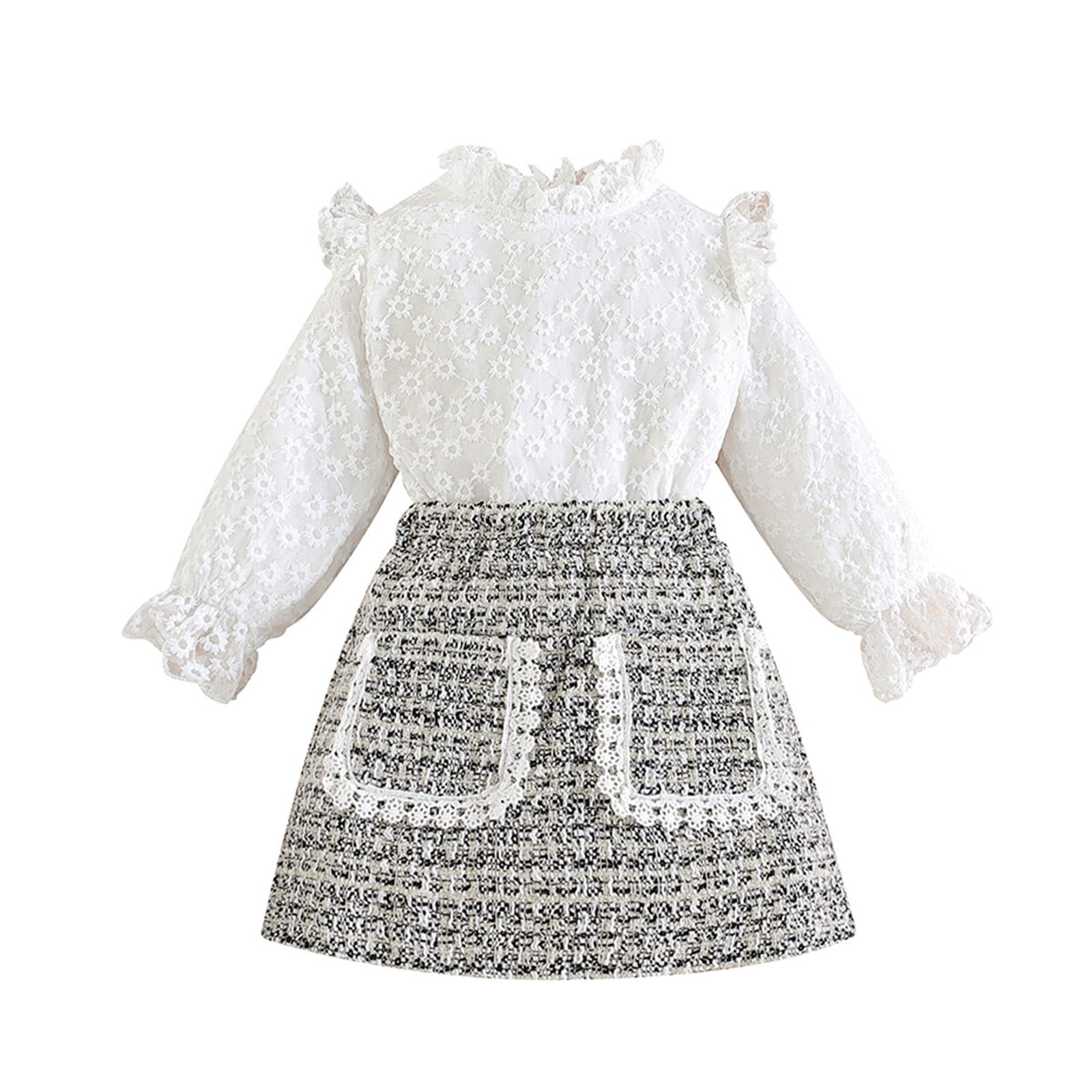 Durtebeua Toddler Girls Clothes Winter Little Girl Denims Outfits Jeans