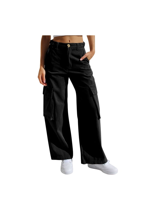 Wide Leg Jeans For Women Petite Straight Jeans Slim Casual Jeans