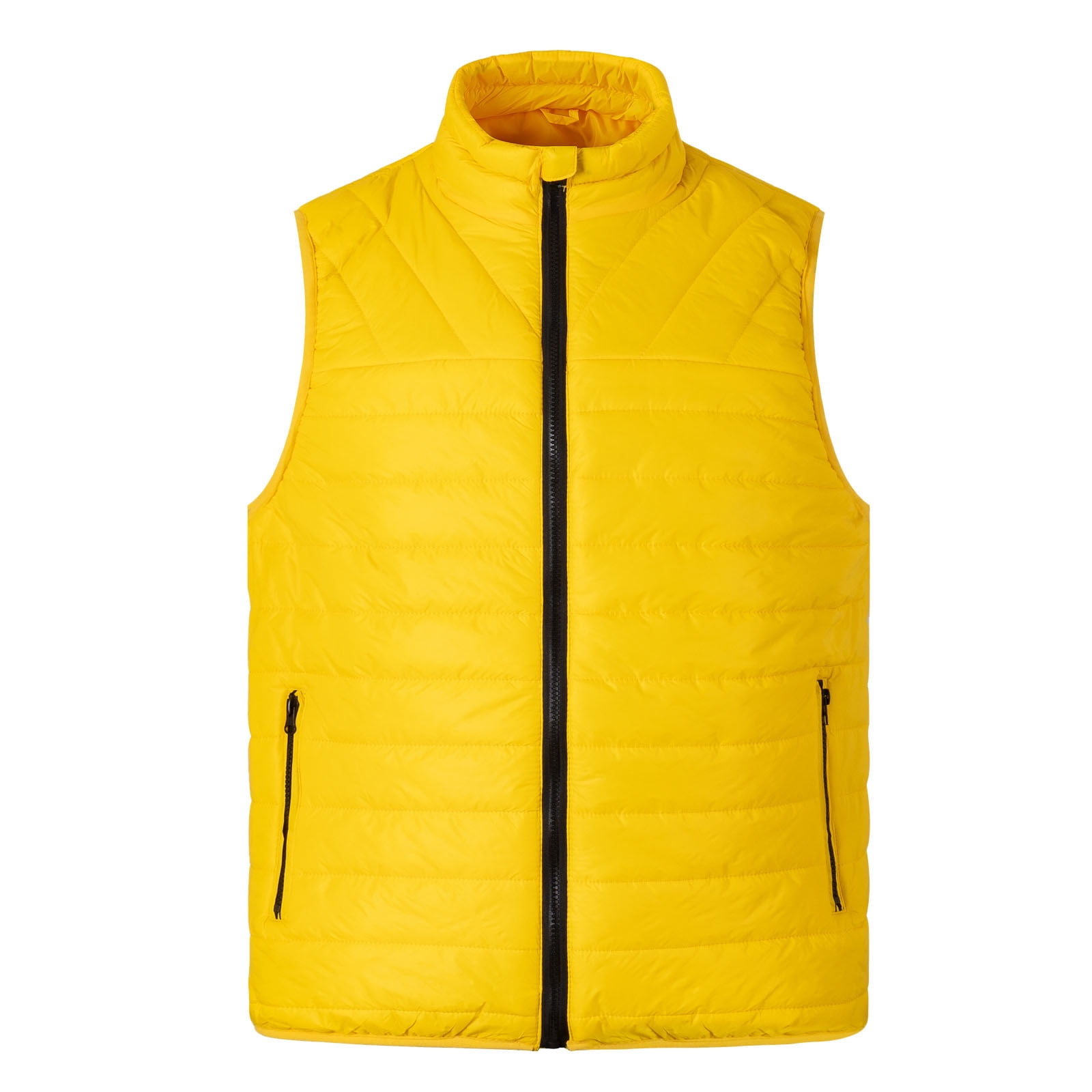 Durtebeua Winter Outdoor Zipper Sleeveless Warm Puffey Jacket Mens