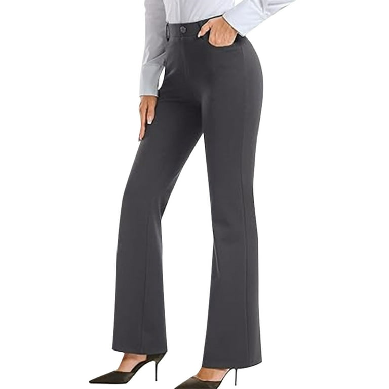 Durtebeua Women Bootcut Dress Pants Business Casual Work Pants