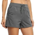 thumbnail image 1 of Durtebeua Women High Waist Running Shorts With Pockets Womens Casual Shorts, 1 of 4