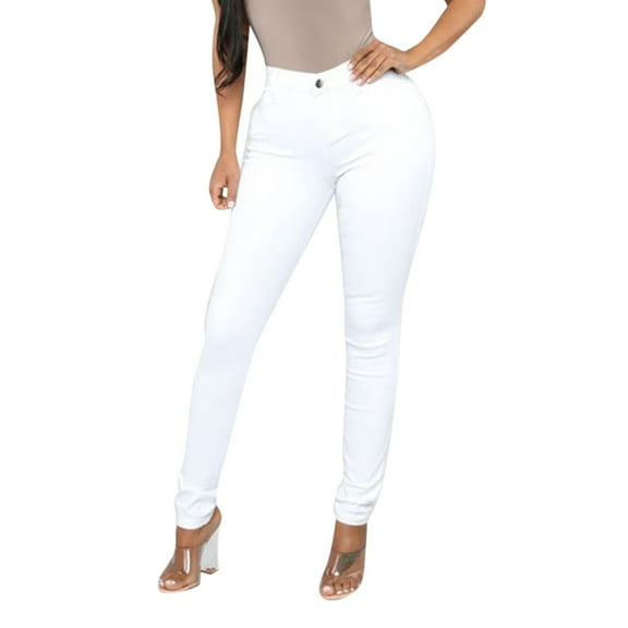 Durtebeua Women's Jeans Stretch Jeans Straight Leg Ripped Distressed Jeans