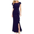 thumbnail image 1 of Durtebeua Women's Split Bodycon Mermaid Evening Cocktail Long Dress Blue,2XL, 1 of 5