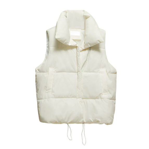 Durtebeua Women's Vests Padded Warm Sleeveless Coat Jacket Lightweight Puffer Gilet Outerwear with Pocket