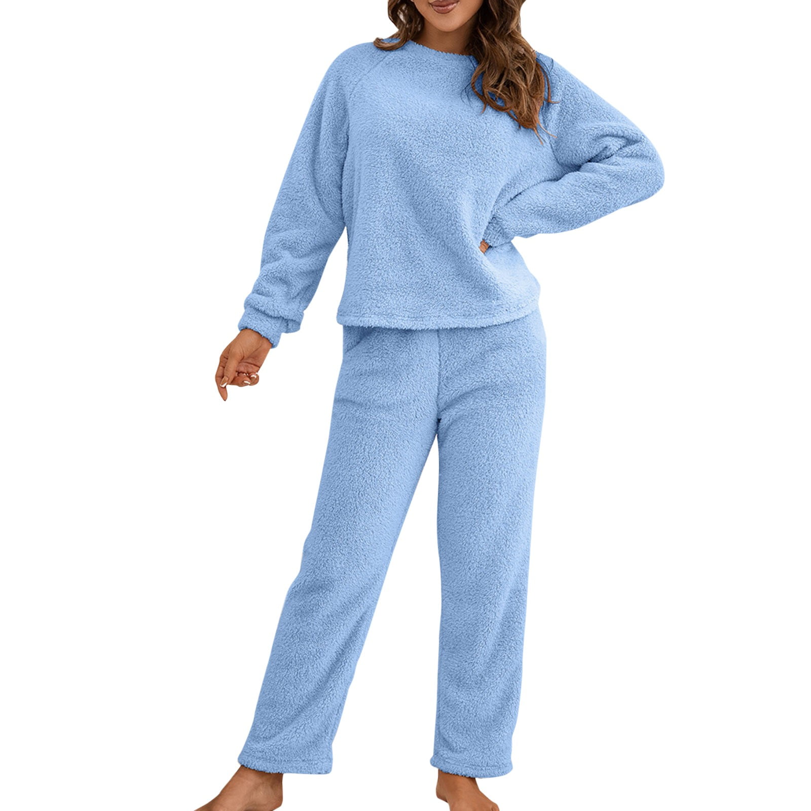 Durtebeua Womens 2 Piece Sweatsuits Jogging Sweatsuits Set Soft Sports