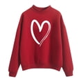 thumbnail image 1 of Durtebeua Womens Casual Sweatshirt Fashion Casual Fall Colorblock Tie Dye Printed Pullover Tops, 1 of 4