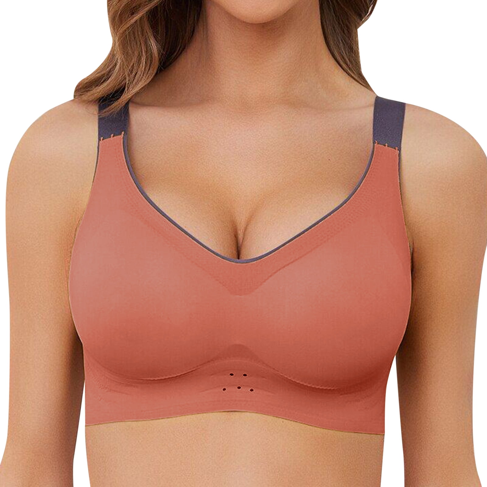 Durtebeua Womens Sports Bras Multipack High Support Racerback Style Cotton  Sports