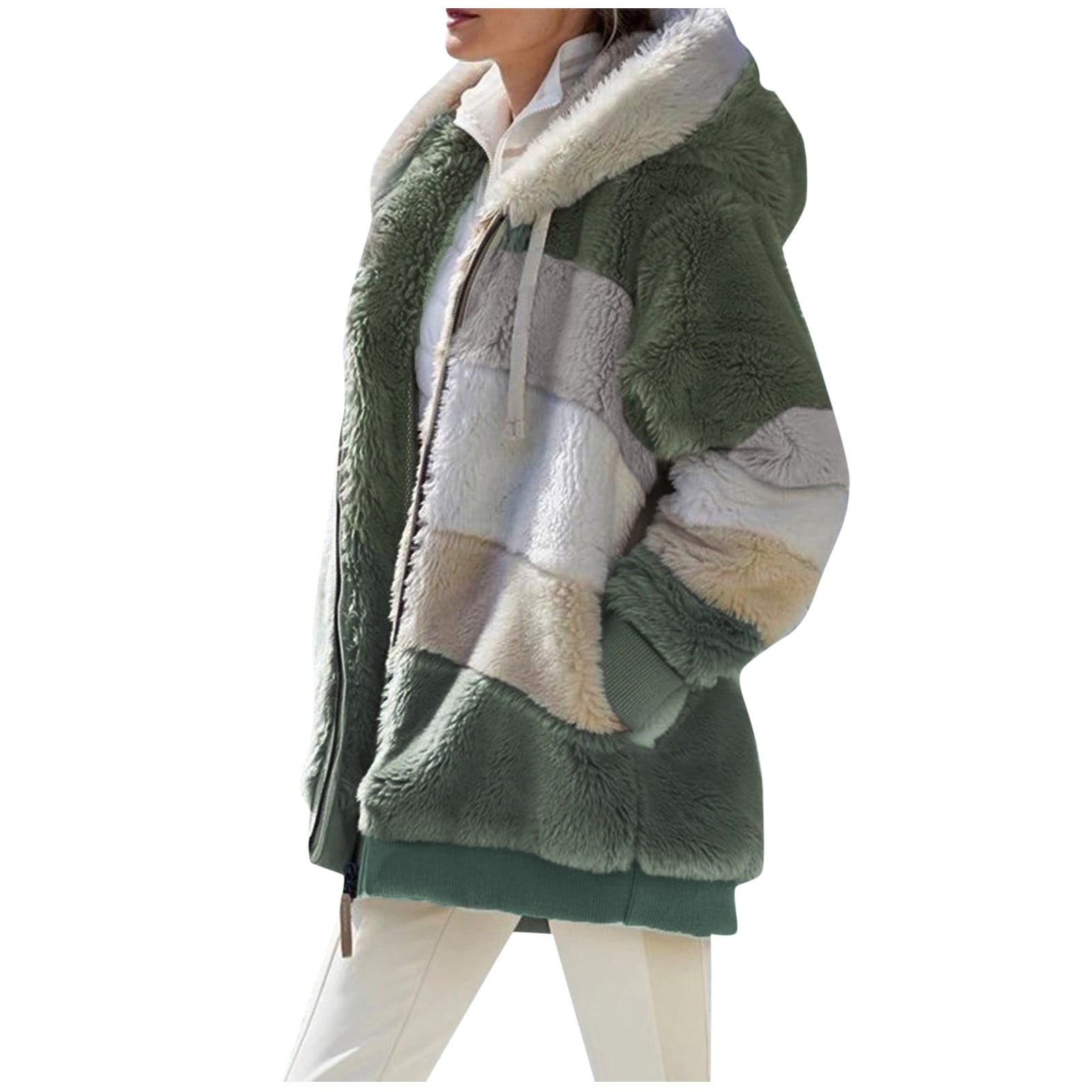 Women's hooded wool jacket for winter 0333# Women's hooded wool jacket for winter 0333#