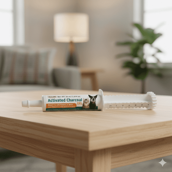 Durvet Activated Charcoal Gel 30ml Dogs Cats - Emergency Poison First Aid Treatment